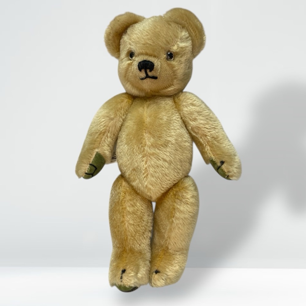 Harrods MerryThought Cream Teddy Bear Made In England Vintage